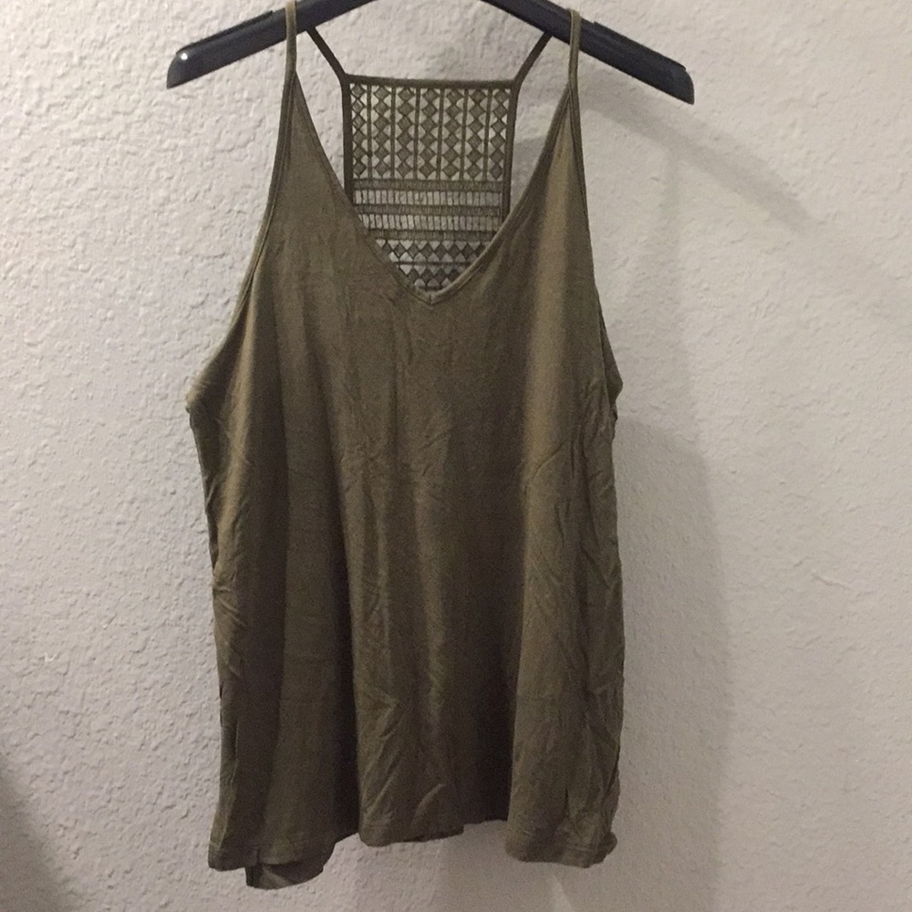 Old navy racer back green tank